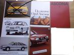 Partij Opel Ascona C, Rekord D, Rekord E brochures/folders, Ophalen of Verzenden, Opel, Zo goed als nieuw