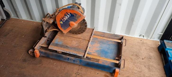 Carat Tegelzaag, Doe-het-zelf en Verbouw, Gereedschap | Zaagmachines, Gebruikt, Overige typen, 1200 watt of meer, Ophalen