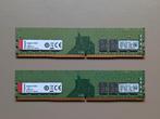 2x 8GB DDR4, Computers en Software, RAM geheugen, DDR4, Ophalen of Verzenden, Zo goed als nieuw, Desktop