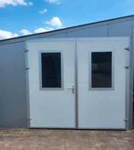 Nieuwe dubbele deur voor in panelenwand, Doe-het-zelf en Verbouw, Deuren en Horren, Ophalen, Overige typen, Nieuw, 120 cm of meer