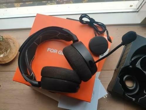 Steelseries Arctis 9, Computers en Software, Headsets, Zo goed als nieuw, Over-ear, Draadloos, Gaming headset, Inklapbare microfoon