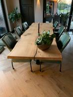 EEN MOOIE NATUURLIJKE EETTAFEL!OPMAAT!, Ophalen of Verzenden, Zo goed als nieuw