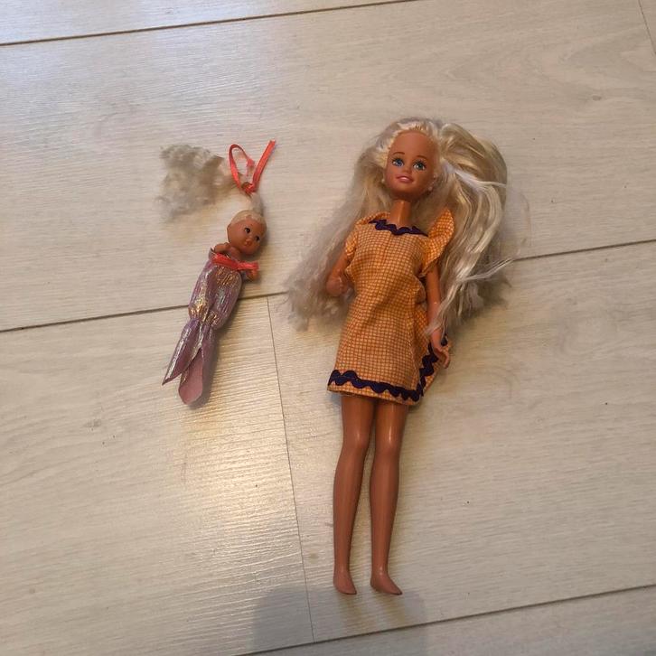 Skipper en baby Mattel jaren 80 en 90, Verzamelen, Poppen, Gebruikt, Pop, Ophalen of Verzenden