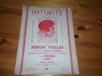 Intimite - chopin - ninon vallin, Muziek en Instrumenten, Bladmuziek, Zang, Gebruikt, Klassiek, Ophalen of Verzenden