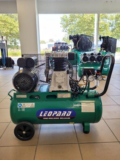 Leopard lucht compressor 2070T 50L (220V), Doe-het-zelf en Verbouw, Compressors, Nieuw, 6 tot 10 bar, 25 tot 100 liter, 200 tot 400 liter/min