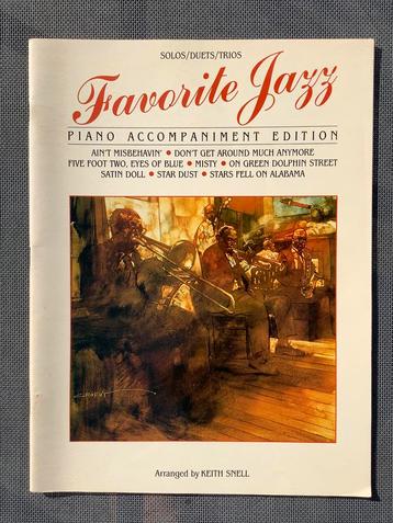 8x Favorite Jazz - voor piano en soloinstrument beschikbaar voor biedingen