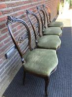 antieke stoelen;  mahonie Willem III stijl, Antiek en Kunst, Antiek | Meubels | Stoelen en Banken, Ophalen