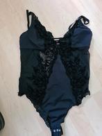 Body zeer mooi Hunkemoller Noir coll L nieuwstaat zwart, Hunkemöller, Ophalen of Verzenden, Zwart, Body of Korset