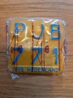 Nieuw Bromfiets kentekenplaatje 1998, Verzamelen, Speldjes, Pins en Buttons, Ophalen of Verzenden, Nieuw