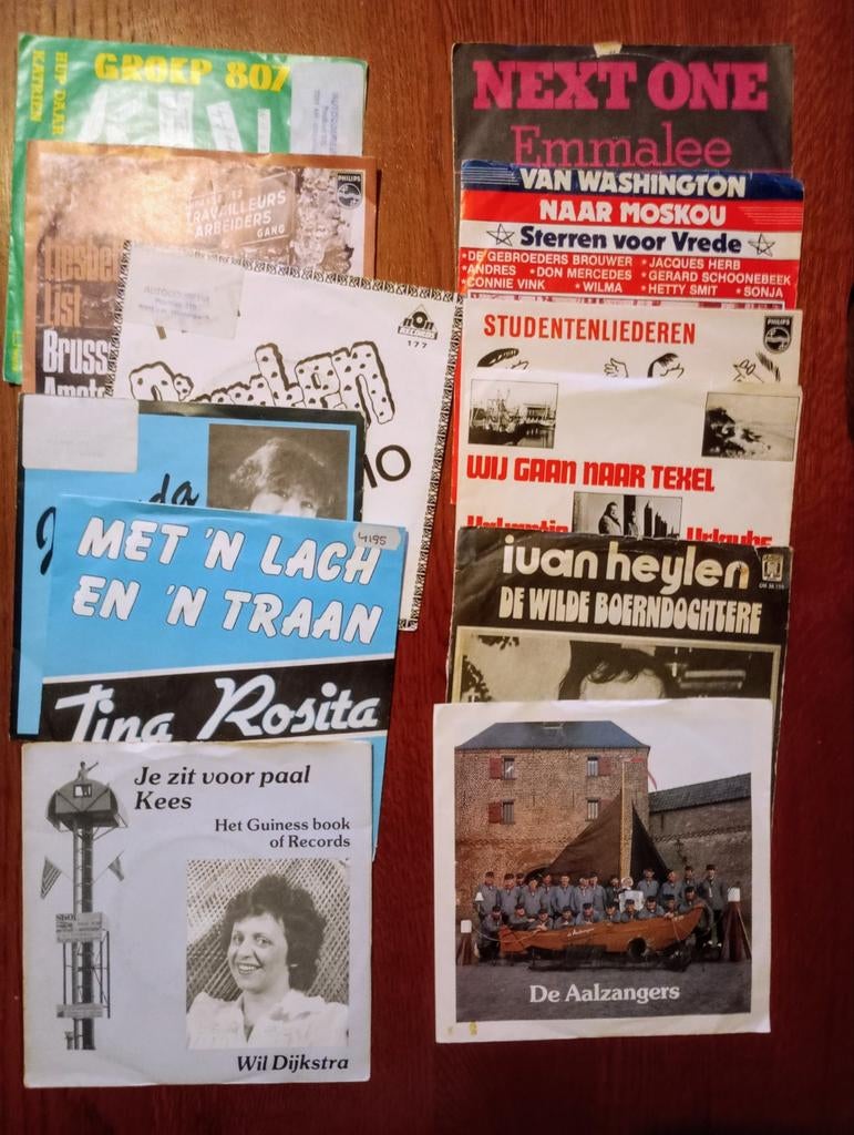 Verzameling singles (piraat), Cd's en Dvd's, Vinyl Singles, Gebruikt, Verzenden, 7 inch, Single