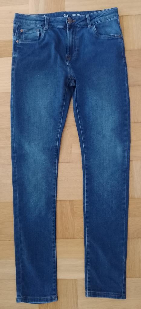 Spijkerbroek blauw maat 176, Kinderen en Baby's, Kinderkleding | Maat 176, Gebruikt, Jongen of Meisje, Broek, Ophalen of Verzenden