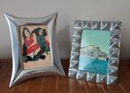 Twee aluminium foto lijsten, Minder dan 50 cm, Metaal of Aluminium, Ophalen of Verzenden, Zo goed als nieuw