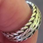 Sterling zilveren ring maat 19, Sieraden, Tassen en Uiterlijk, Ringen, Ophalen of Verzenden, Zo goed als nieuw