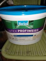 Herbol Latex Profiweiss emmer verf 12.5 liter, Doe-het-zelf en Verbouw, Verf, Beits en Lak, Ophalen, Zo goed als nieuw, Wit