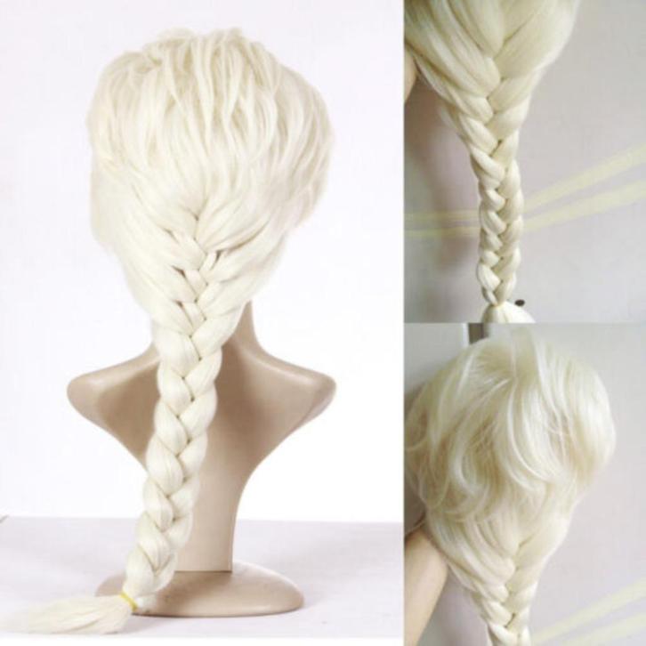 SINT KADO Frozen ELSA kinder pruik HELE PRUIK, Kinderen en Baby's, Carnavalskleding en Verkleedspullen, Nieuw, Meisje, Ophalen of Verzenden