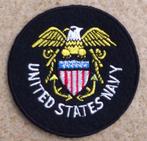 United States Navy strijkembleem patch logo kledingapplicati, Ophalen of Verzenden, Zo goed als nieuw, Overige applicaties