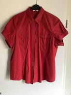 Rode bloes met korte mouwen - maat 46, Ophalen of Verzenden, Maat 46/48 (XL) of groter, Rood