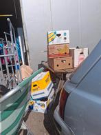 Rommelmarkt spullen dozen vol..., Ophalen, Gebruikt
