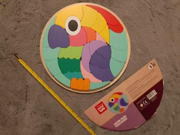 Houten puzzle voor kinderen 3 jaar+ papagai Playing Kids beschikbaar voor biedingen