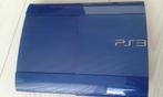 PS3 Super Slim Azurite Blue Launch Edition, Spelcomputers en Games, Spelcomputers | Sony PlayStation 3, Gebruikt, Zonder controller