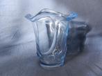 Helder en blauw glazen vaas Maastricht WJ Rozendaal h. 14,7, Antiek en Kunst, Antiek | Glas en Kristal, Ophalen of Verzenden