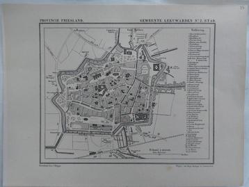 23 / Gemeente Leeuwarden No2 De Stad J. Kuyper uit 1867 beschikbaar voor biedingen