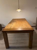 Houten eettafel, Huis en Inrichting, Tafels | Eettafels, Ophalen, 100 tot 150 cm, Landelijk, 150 tot 200 cm