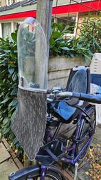 Kinderzitje met windscherm voor voorop de fiets., Fietsen en Brommers, Fietsaccessoires | Fietsstoeltjes, Ophalen, Bobike, Gebruikt