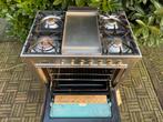 BORETTI GASFORNUIS RVS/ SCHOON/BEZORGEN, Witgoed en Apparatuur, Fornuizen, 60 cm of meer, Ophalen of Verzenden, Zo goed als nieuw