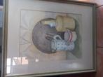 Te koop waterverfschilderij, Antiek en Kunst, Kunst | Schilderijen | Klassiek, Ophalen