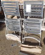 NIEUW - 2 Bistrostoelen met armleuning, Ophalen, Nieuw, Aluminium