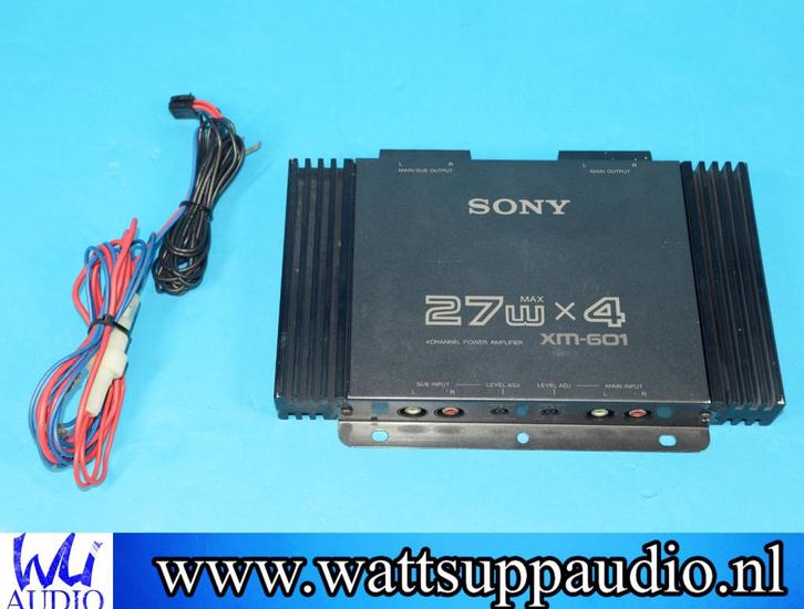 SONY XM-601 4 kanaals versterker, Auto diversen, Autospeakers, Gebruikt, Ophalen of Verzenden