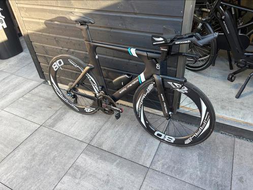 Eddy Merckx tijdritfiets (Ridley Dean), Fietsen en Brommers, Fietsen | Racefietsen, Zo goed als nieuw, Overige merken, Meer dan 20 versnellingen