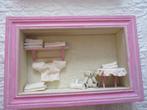 2 Houten miniatuur  vitrines,samen,v.a 15,00e, Ophalen of Verzenden, Gebruikt, Wanddecoratie