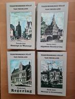 Tegenwoordige Staat van Friesland, 4 delen compleet, Ophalen of Verzenden, 20e eeuw of later, Zo goed als nieuw