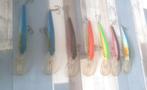 Jerkbaits 21cm.diepduikers. 7 stuks voor €30,- >>>>>>, Ophalen, Zo goed als nieuw, Overige typen