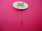 speldje van Koolwitje, Verzamelen, Speldjes, Pins en Buttons, Verzenden, Zo goed als nieuw, Dier of Natuur, Speldje of Pin