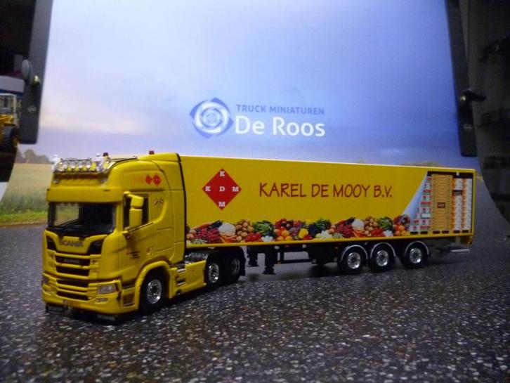 WSI Scania R 500 Karel de Mooy, Hobby en Vrije tijd, Modelauto's | 1:50, Nieuw, Bus of Vrachtwagen, Wsi, Ophalen of Verzenden