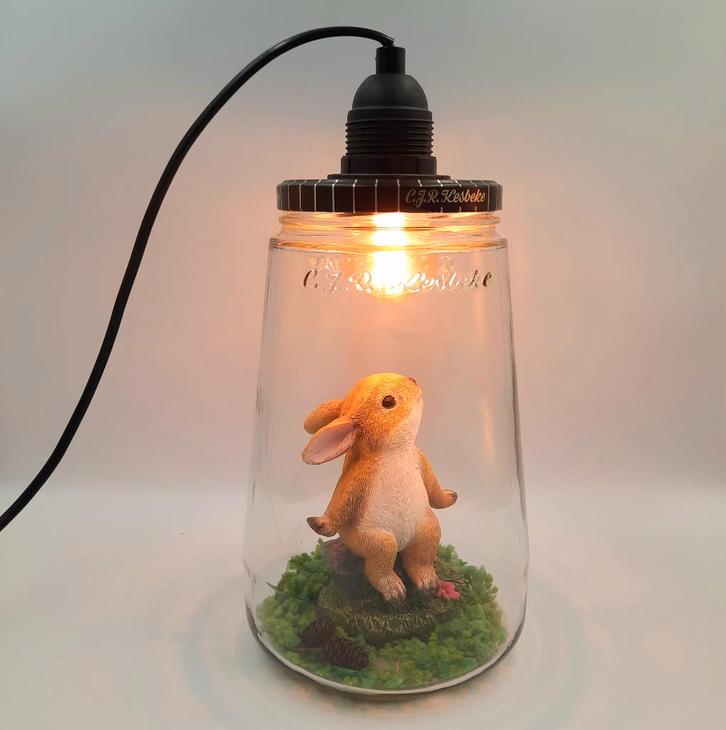 Kesbekelamp met konijn of vosje of eendje| Kinderkamerlamp, Kinderen en Baby's, Kinderkamer | Inrichting en Decoratie, Nieuw, Lamp