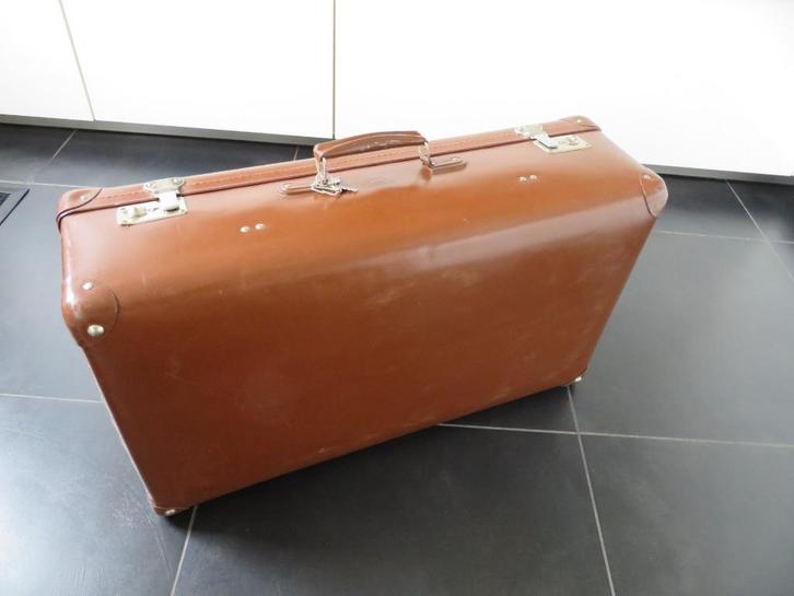 Franse Fibre Veritable koffer uit de jaren '50, Verzamelen, Retro, Overige typen, Ophalen
