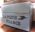 Metalen kistje / La Poste France / brieven / post / kluisje, Antiek en Kunst, Ophalen of Verzenden
