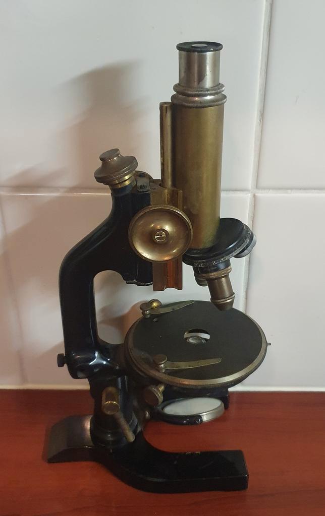 Antiek Reichert Microscoop, Antiek en Kunst, Antiek | Glas en Kristal, Ophalen of Verzenden