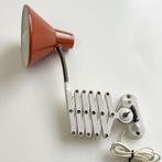 Hala of Anvia schaarlamp oranje, Huis en Inrichting, Lampen | Wandlampen, Ophalen of Verzenden, Gebruikt, Metaal, Dutch design