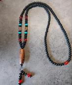 Kralen ketting met dzi gebedskraal , 9 ogen en 2 met 3 ogen, Antiek en Kunst, Kunst | Niet-Westerse kunst, Verzenden
