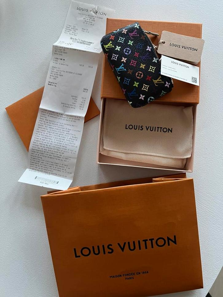 Louis Vuitton x Takashi Murakami Key Pouch, Sieraden, Tassen en Uiterlijk, Portemonnees, Ophalen