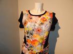 Marccain mooie jurk bloemen band riem look taille N4/40, Maat 38/40 (M), Overige kleuren, Verzenden, Zo goed als nieuw