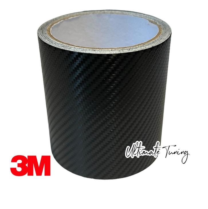 Nieuw : 3M Carbon Zwart De Chrome Wrap Folie 10cm x 5meter, Auto diversen, Tuning en Styling, Verzenden