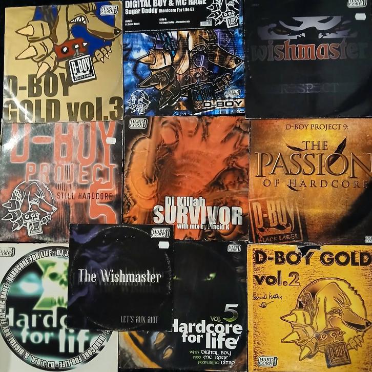 Hardcore vinyl 2000-2015 // Millennium & Mainstream Classics, Cd's en Dvd's, Vinyl | Dance en House, Gebruikt, Overige genres