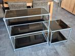 2x Vintage IKEA Laxvik glasplaat voor het wandkast systeem, Ophalen, Glas, Minder dan 150 cm, Minder dan 100 cm