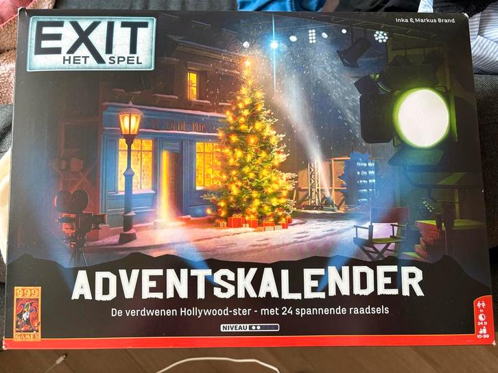 Exit Adventskalender: Hollywood-ster, Hobby en Vrije tijd, Gezelschapsspellen | Bordspellen, Nieuw, Een of twee spelers, Ophalen of Verzenden